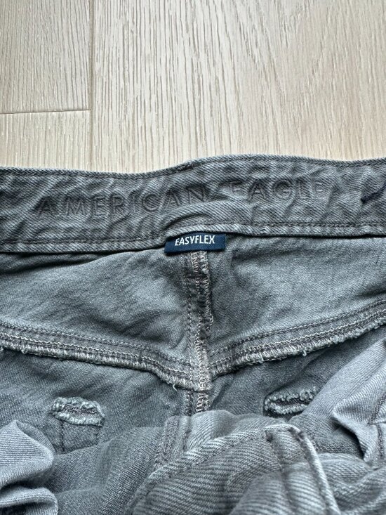 American Eagle EasyFlex +TENCEL™ Fibers Slim Straight Jean Stone Gray 34x32 - Picture 13 of 16